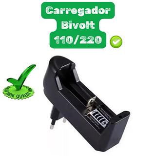 ￼carregador para baterias 18650 26650 14500 18500 16340 cr123