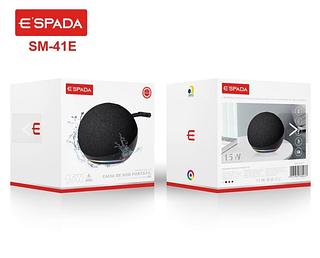 GOLD-Caixa de Som Bluetooth 15W com LED Colorido Portátil Compatível Rádio FM e