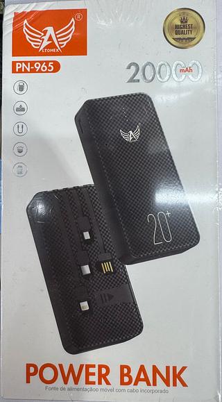 Carregador portátil power bank 20000mah PN-965