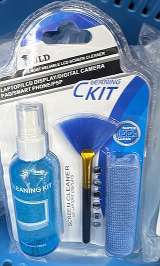 ￼Kit de Limpeza 100ML para Tela LCD Limpa Telas sem Manchar Celular Tablet Monitor