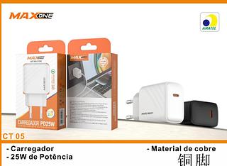 Carregador Fonte Turbo Rapido PD Tipo C Entradas CT05