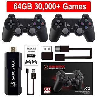 Game Stick X2/K8 64GB Console 30000 Jogos