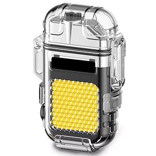 ￼Isqueiro Elétrico LED Recarregável via USB Design Moderno e Seguro