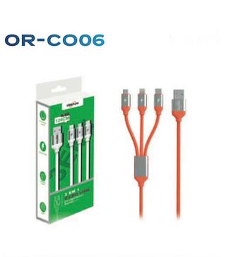 Cabo de Dados e Carregador Multifuncional 3 em 1