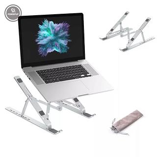 ￼Suporte Para Notebook Ipad Tablet em Alumínio Ajustável Dobrável Ergonômico Resistente
