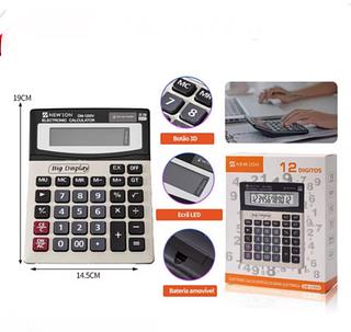 Calculadora com botão 3D grande