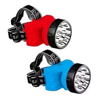 ￼Lanterna De Cabeça 12 Leds Recarregável Dp 722B Caça Pesca