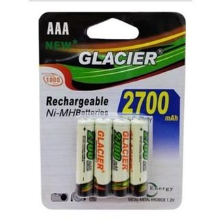 ￼Kit 4 Pilhas recarregável AAA 2700 mah