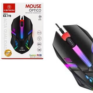 Mouse Óptico com Fio 1200DPI KA-778 - Kapbom