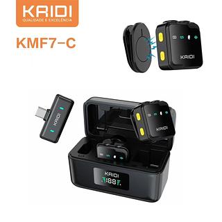 Microfone lapela kaidi KMF7-C