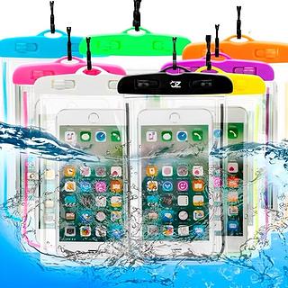 Kit Capa Prova Dágua impermeável Universal P/ Celular Chuva