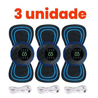 Kit 3 Mini Massageador de Cervical Elétrico Portátil Alivia Dores Corpo Pescoço