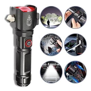 Lanterna Tática Led Recarregável 3 Modos Iluminação 2000 Metros LOF-2210 USB De Mão