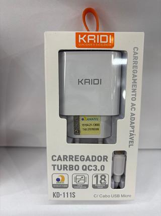 Carregador KAIDI TURBO V8