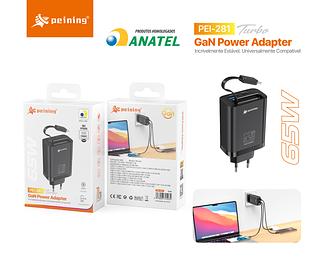 Carregador 65W para celular or mecbook pei-281