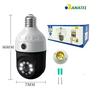 ￼Câmera De Segurança Ip Wifi Full HD 2 Lentes Visão Noturna Microfone icsee