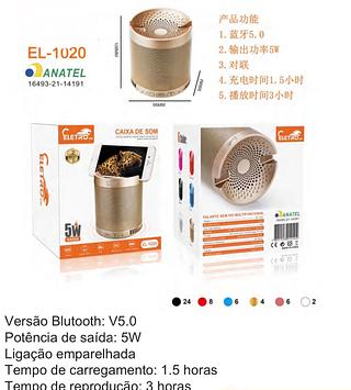 Caixa de som Bluetooth Q3 EL-1020