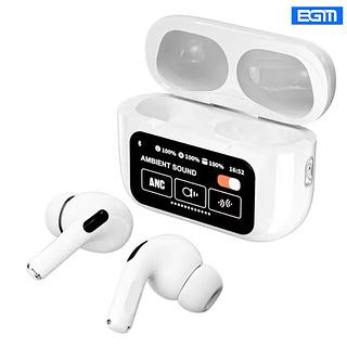 Fone De Ouvido Bluetooth Sem Fio TWS A9 Pro Touch Screen ANC