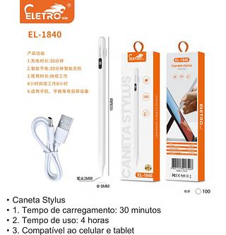 Caneta Touch Ponta Fina Desenho Para Ipad Iphone e Android EL-1840
