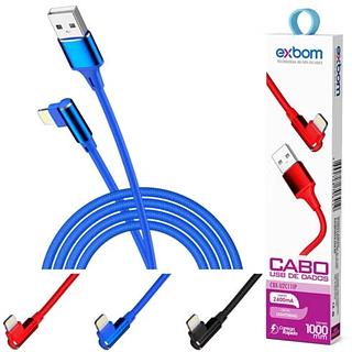 Cabo Usb IOS Em L 90 Graus Dados E Carga Turbo Exbom