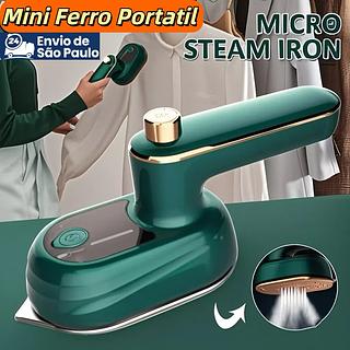 ￼Mini Ferro Portatil De Passar Roupa Vapor Para Viagem Elétrico Pequeno 110v e 220v Alta Temperatura