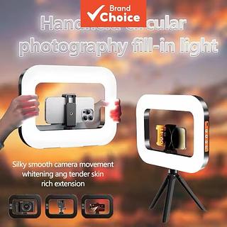 Ring Light Led Portátil Para Celular Anel De Luz 20w 3 Cores