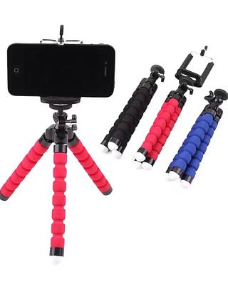 ￼Kit Mini Tripé Para Celular Suporte Flexível De Mesa Portátil