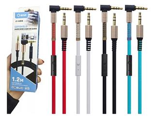 Cabo Auxiliar P2 Com Microfone Sem Ruido 90 Graus