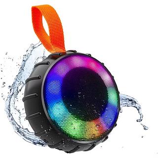￼Caixa De Som Com Luz De Led Portátil Bluetooth Aprova D'água Al-958