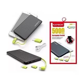 ￼Carregador Portátil 5.000 Mah Compatível C/andoird E Ios