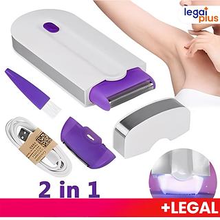 ￼Depilador Recarregável Facial e Corporal para Ambos os Gêneros