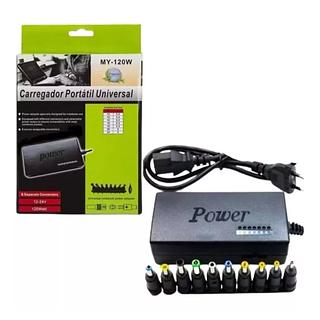￼Fonte Universal Notebook Adaptador Carregador 12-24v 120w