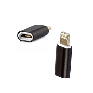 ￼Adaptador Conversor Micro Usb V8 Para Usb Iphone