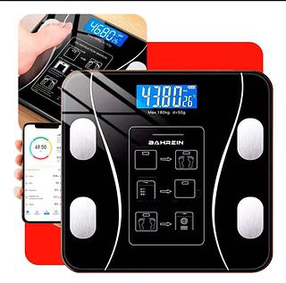 Balança de peso pequena Display LCD Com USB Aplicativo Bluetooth até180kg