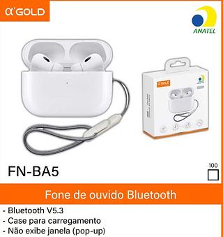 Fone Estilo AirPods Sem Fio Gold FN- BA5