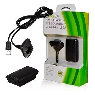 Bateria Carregador Controle P/ Xbox 360 Fat Super Slim