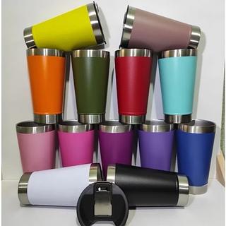 Copo stanley Térmico colorido De Cerveja Inox C/ Tampa e abridor 473ml