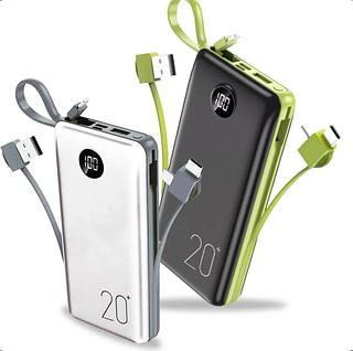 Power Bank 20.000mah Carregador Rápido Com Display Portátil ANJ