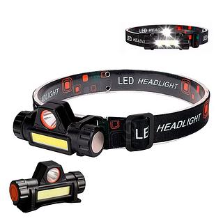 Lanternas Cabeça p/ Escalada com 2 Modos e USB