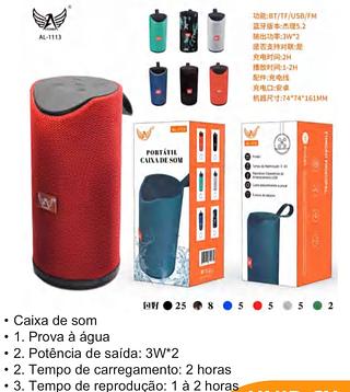Caixa de som Bluetooth AL-1113