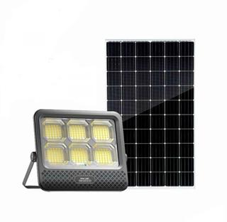 ￼Refletor Led Solar 200w Holofote Placa Bateria Prova Dágua