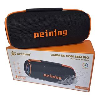 ￼Alto-falante Peining Pei-282 Bts 60W Portátil Com Bluetooth Waterproof Preto 110v/220v Alto-falante Peining Pei-282 Bts