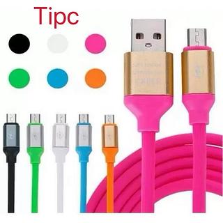 Cabo Carregador Silicone 1.2 Metros Colorido Tipc