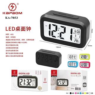 Relógio despertador Digital de mesa LCD