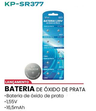 Bateria SR377 de óxido de prata