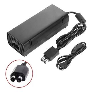 Fonte Para Xbox 360 Slim 2 Pinos Bivolt Cabo De Energia Biv Voltagem de entrada (Bivolt)