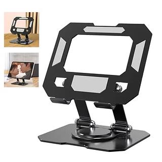 ￼Suporte Tablet Celular Metálico Rotativo Elegante e Totalmente Ajustável