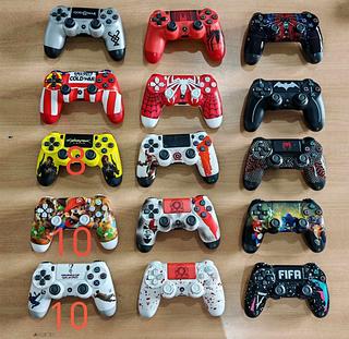 controle ps4 sem fio colorido