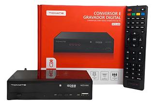 Conversor Digital Tv Tomate Mcd-888 Usb Hdmi Rca 3 Portas Preto 110v - 220v