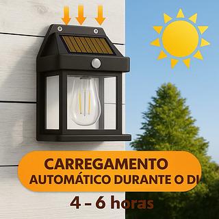 ￼Luminaria Solar Com Sensor de Movimento Luz De Parede Lâmpada LED Energia Solar